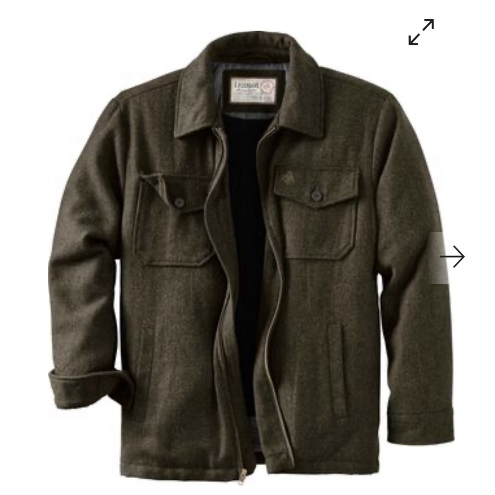 MEN'S TOUGH AS BUCK OUTDOORSMAN BERBER LINED WOOL JACKET